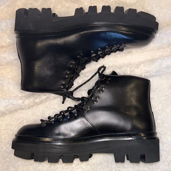 NWOB All Saints Issac Boot In Black size 44 (US 11) - Picture 5 of 8